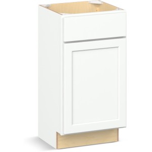 Reliabilt Parkstone II Reliabilt Parkstone II Brilliant White Vanity Base Cabinet, 18-in x 16-in - 641146 | Lowe's Pro Supply